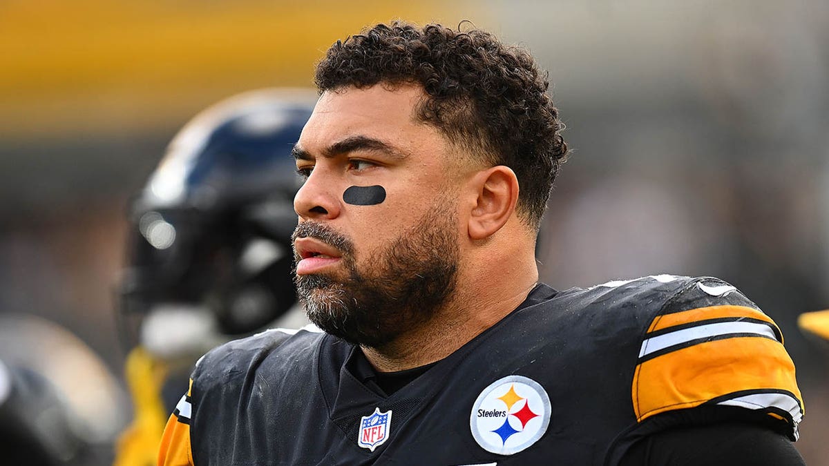 Cameron Heyward observa durante un partido