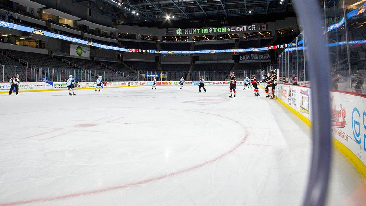 Cincinnati Cyclones in an arena