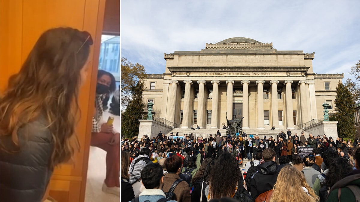 Young woman Columbia protest