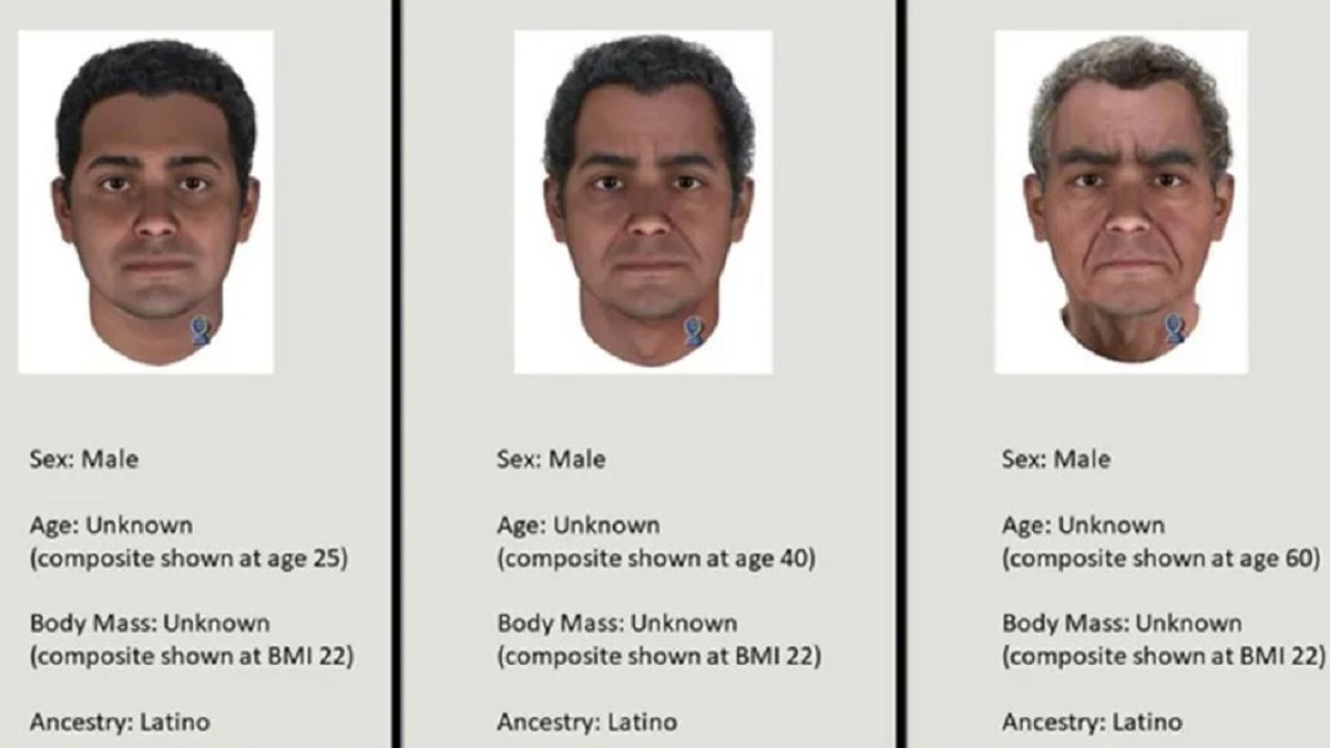 Drawings of the suspect Fairmount Park Rapist