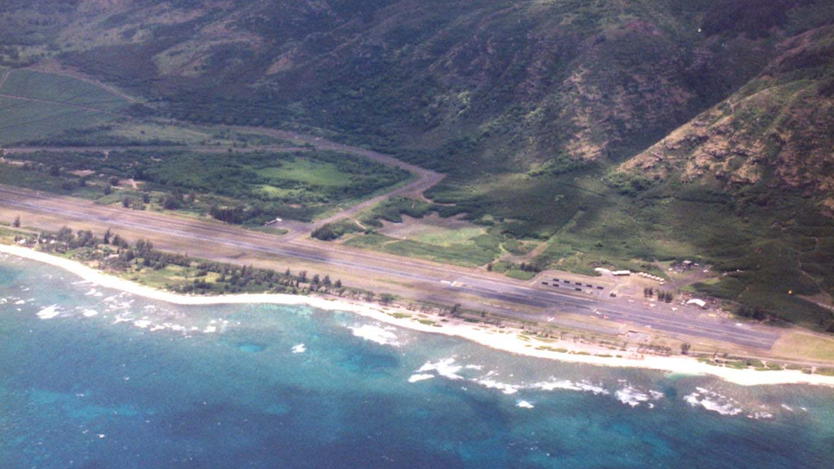 State has only until end of the year to reach deal with military before airfield closure 2 Dillingham Field from above