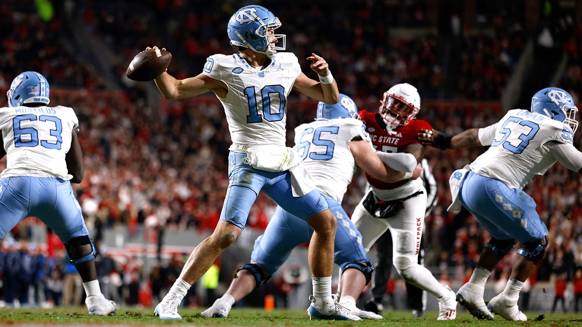 North Carolina’s Drake Maye, potential No. 1 pick, declares for NFL Draft 2 Drake Maye vs NC State