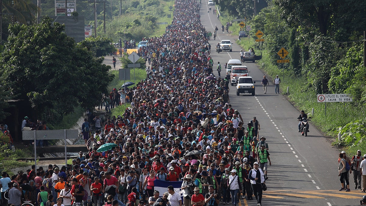 Thousands of migrants