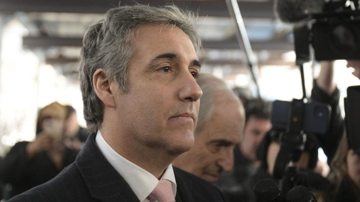 Michael Cohen seen from right side profile