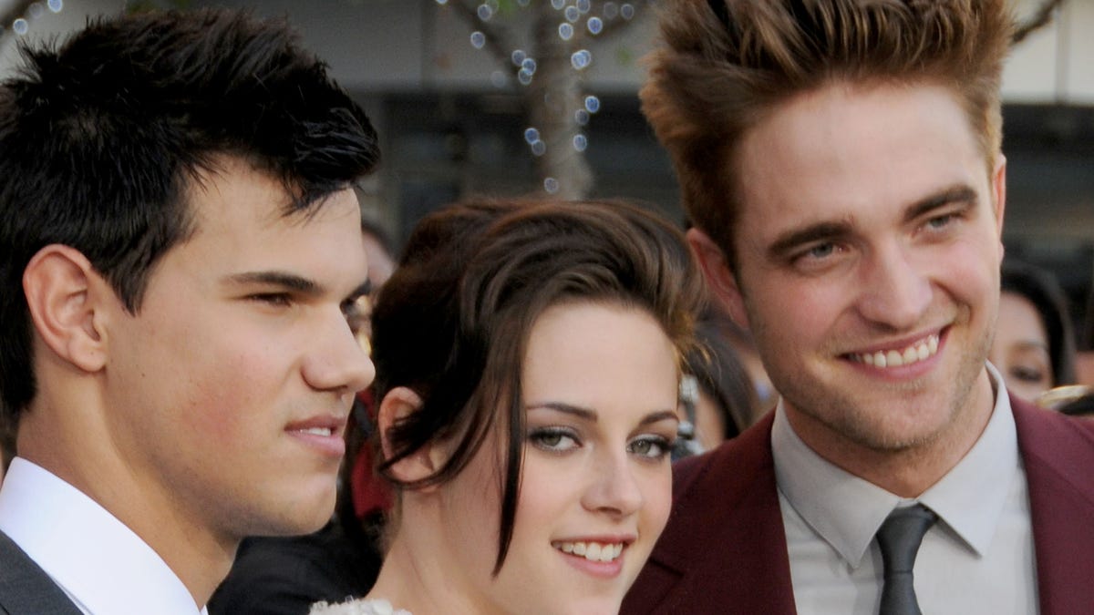 Taylor Lautner, Kristen Stewart and Robert Pattinson