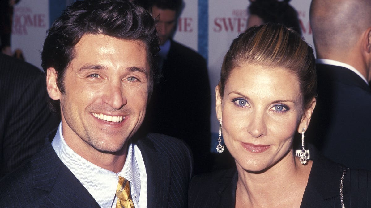 Patrick Dempsey and wife Jillian in 2002