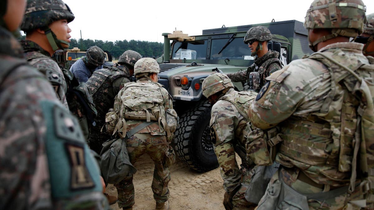 US and South Korean troops