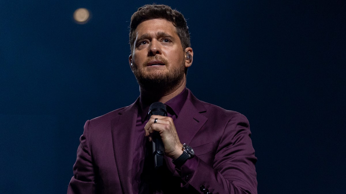 Michael Bublé onstage