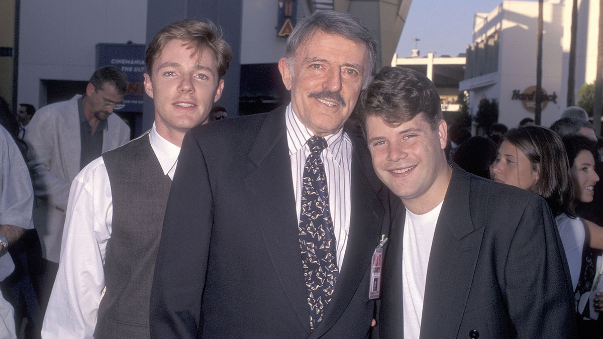 A photo of Mackenzie Astin, John Astin, Sean Astin