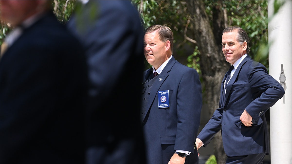 Hunter Biden outside Delaware court