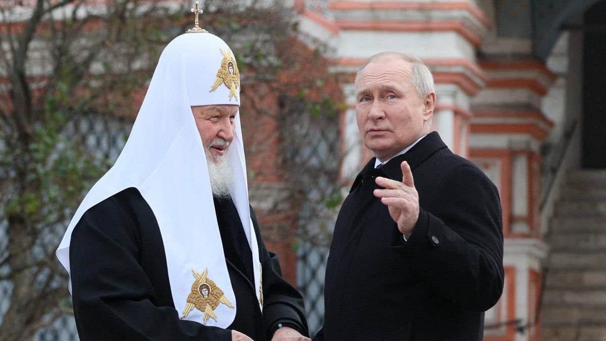 Patriarch Kirill and Vladimir Putin