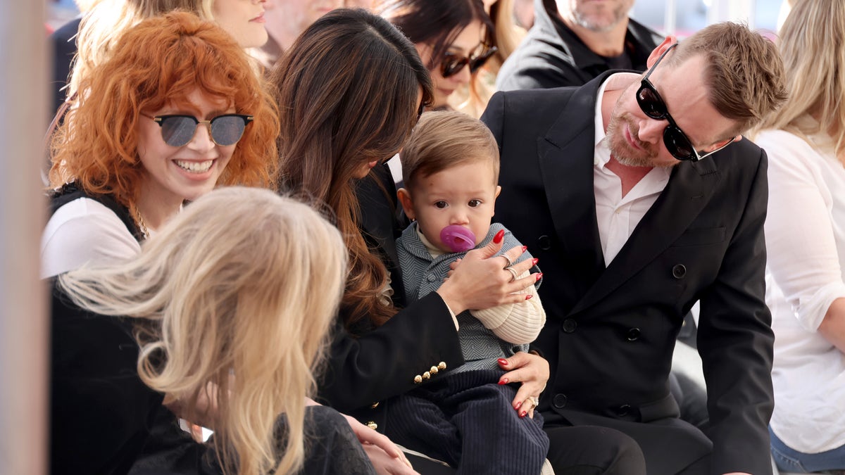 Culkin with Brenda and one of their sons