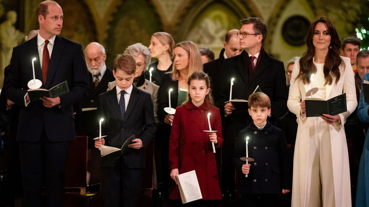 Royal family at Royal Carols - Together At Christmas service