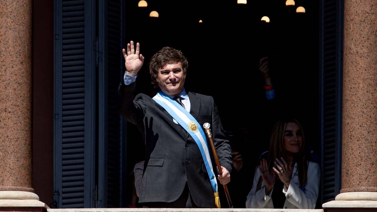Javier Millay was sworn in as president of Argentina