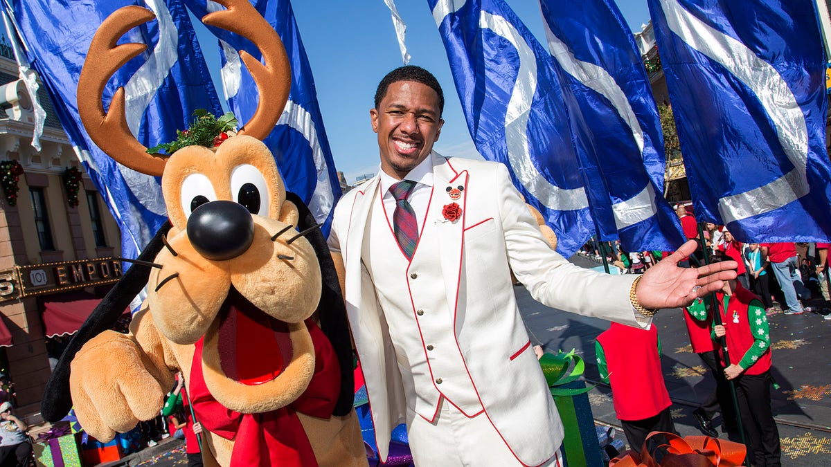 NICK CANNON AT DISNEYLAND