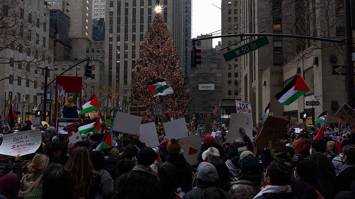 Christmas Pro-Palestine march