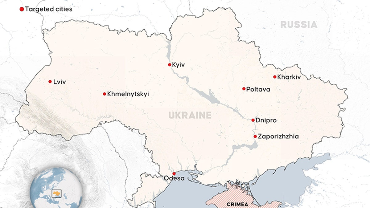 Map of Ukraine