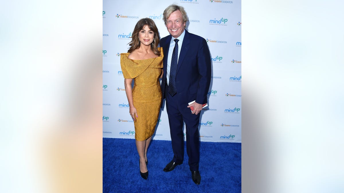 Paula Abdul and Nigel Lythgoe