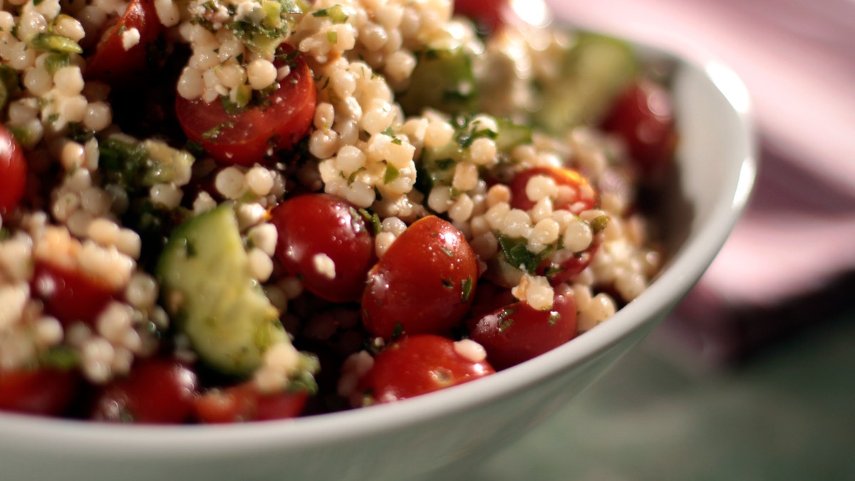 Summer Salad with Israeli Couscous