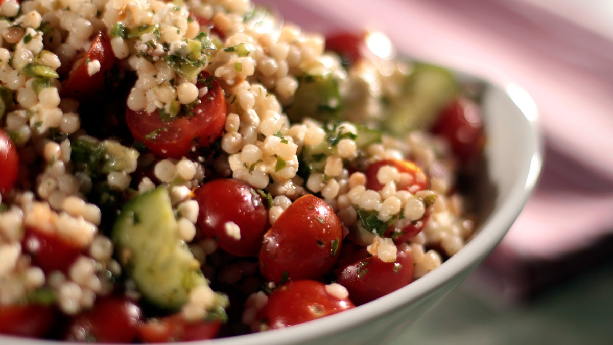 Summer Salad with Israeli Couscous