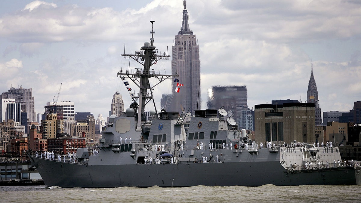 USS Mason in NYC