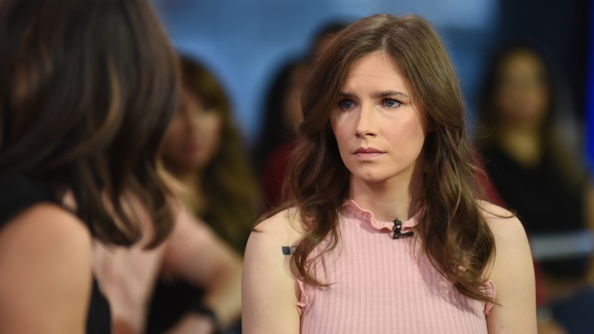 Amanda Knox speaks in an interview