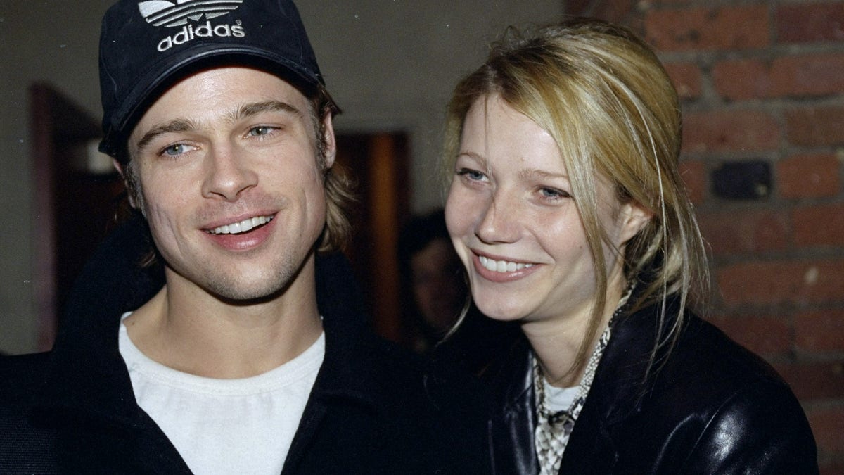 Brad Pitt y su novia Gwyneth Paltrow