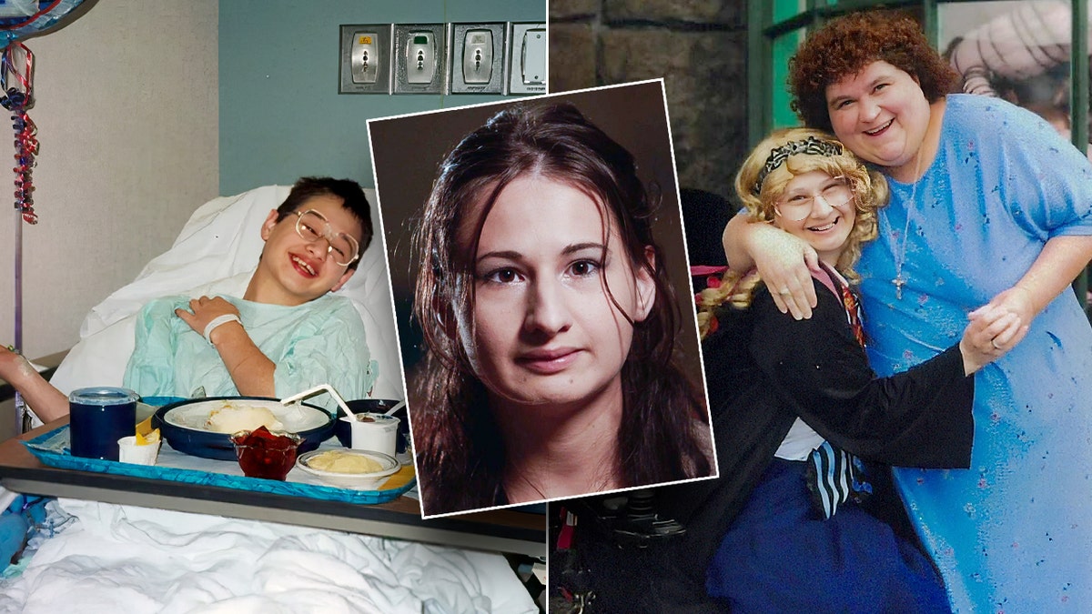 A photo collage of Gypsy Rose Blanchard and her mother, Dee Dee Blanchard