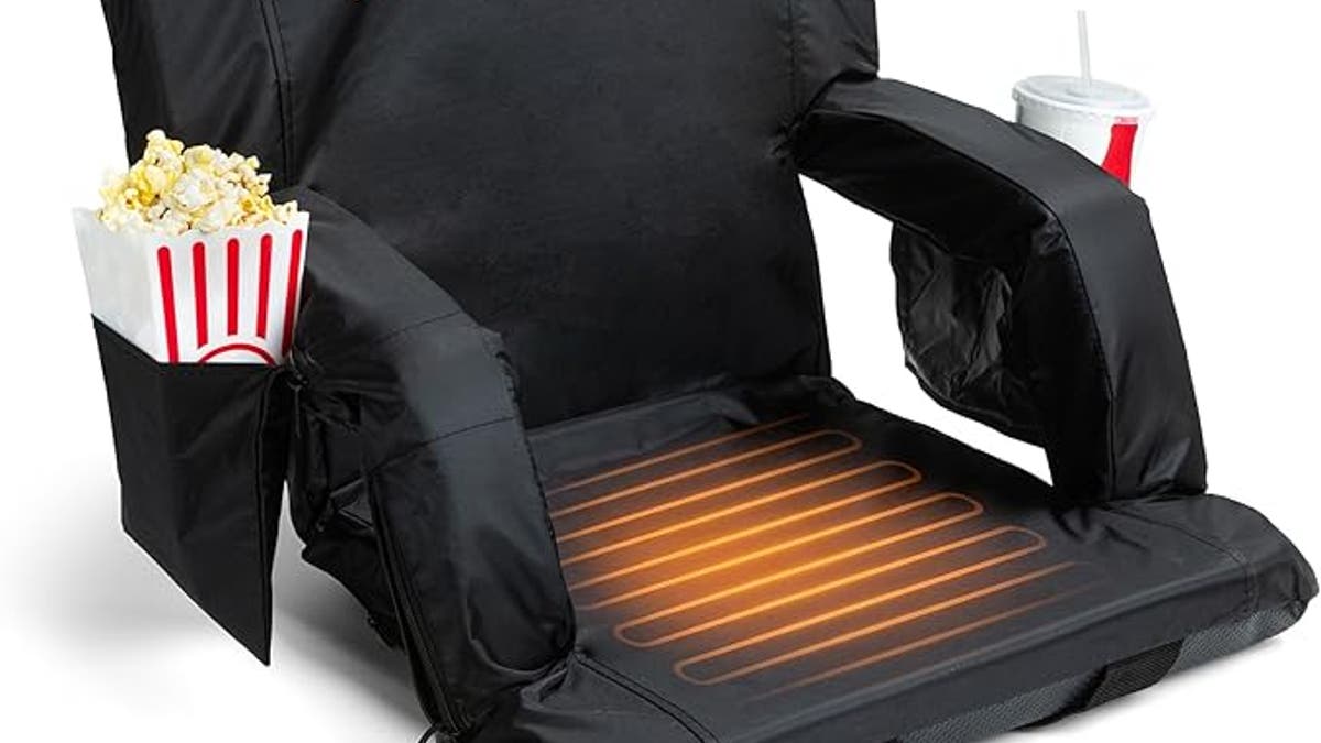 Heated Stadium Seats for Bleachers with Back Support