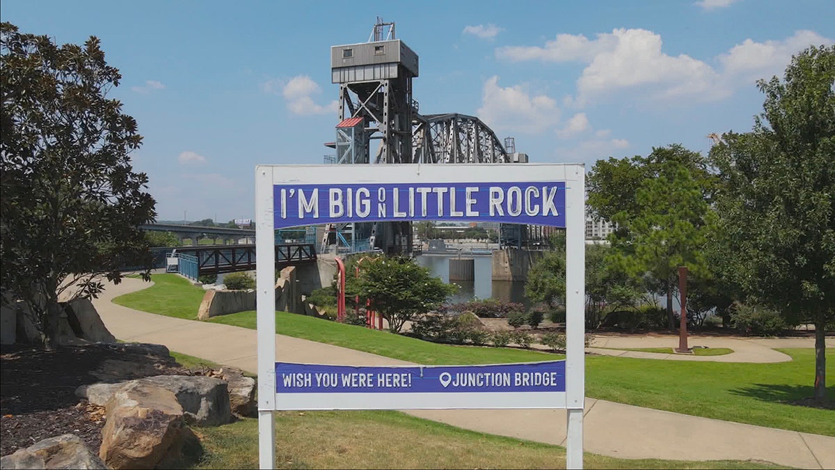 "Im Big on Little Rock" sign