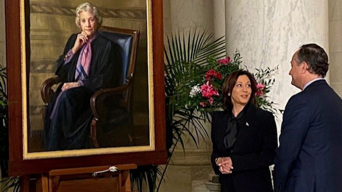Vice President Kamala Harris honoring Sandra Day O'Connor
