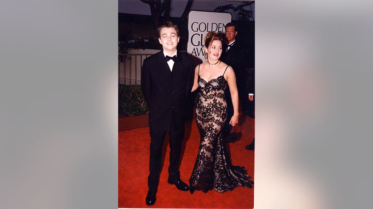 Leonardo DiCaprio e Kate Winslet no Globo de Ouro