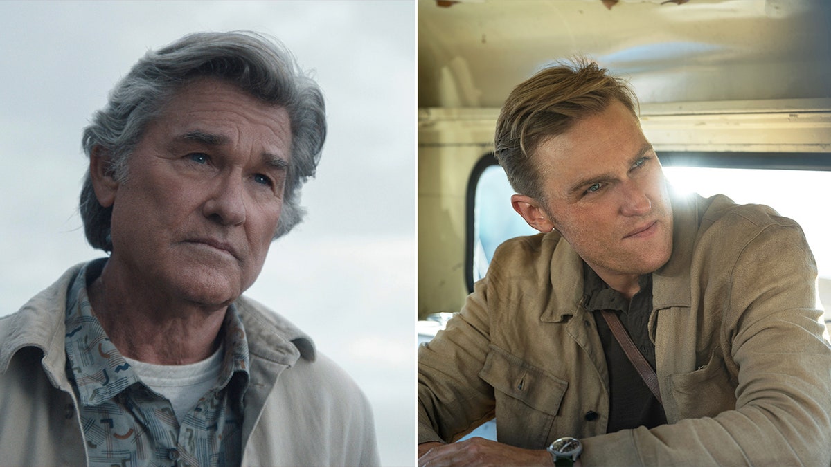 Kurt Russell and Wyatt Russell side by side
