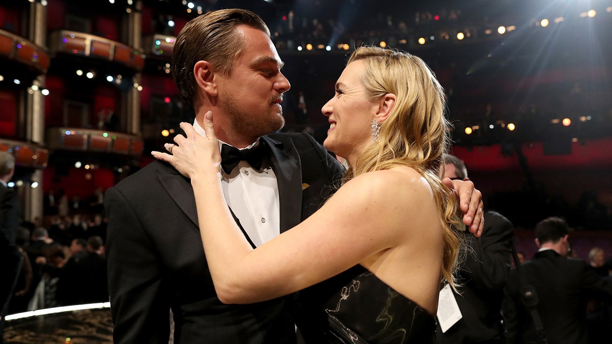 Leonardo DiCaprio e Kate Winslet em 2016