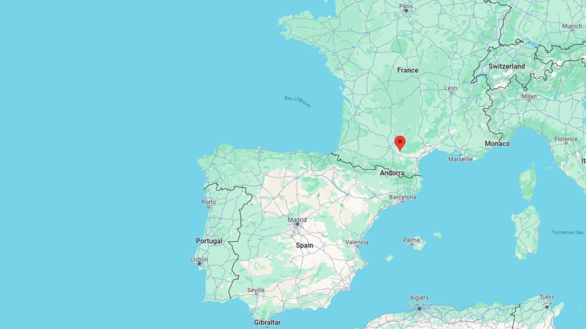 A Google Maps image of Revel in Haute-Garonne in southwestern France