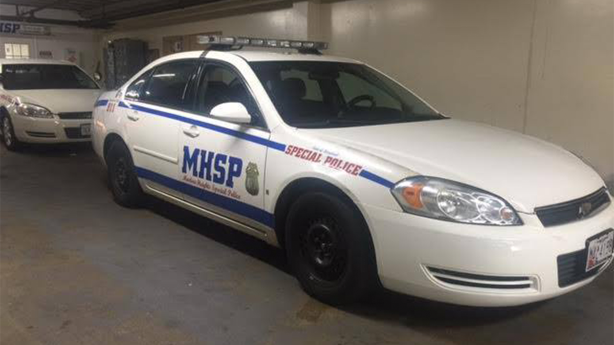 Suspect arrested in Maryland after ramming stolen car into police cruisers at Taco Bell 2 Marlow Heights Police car