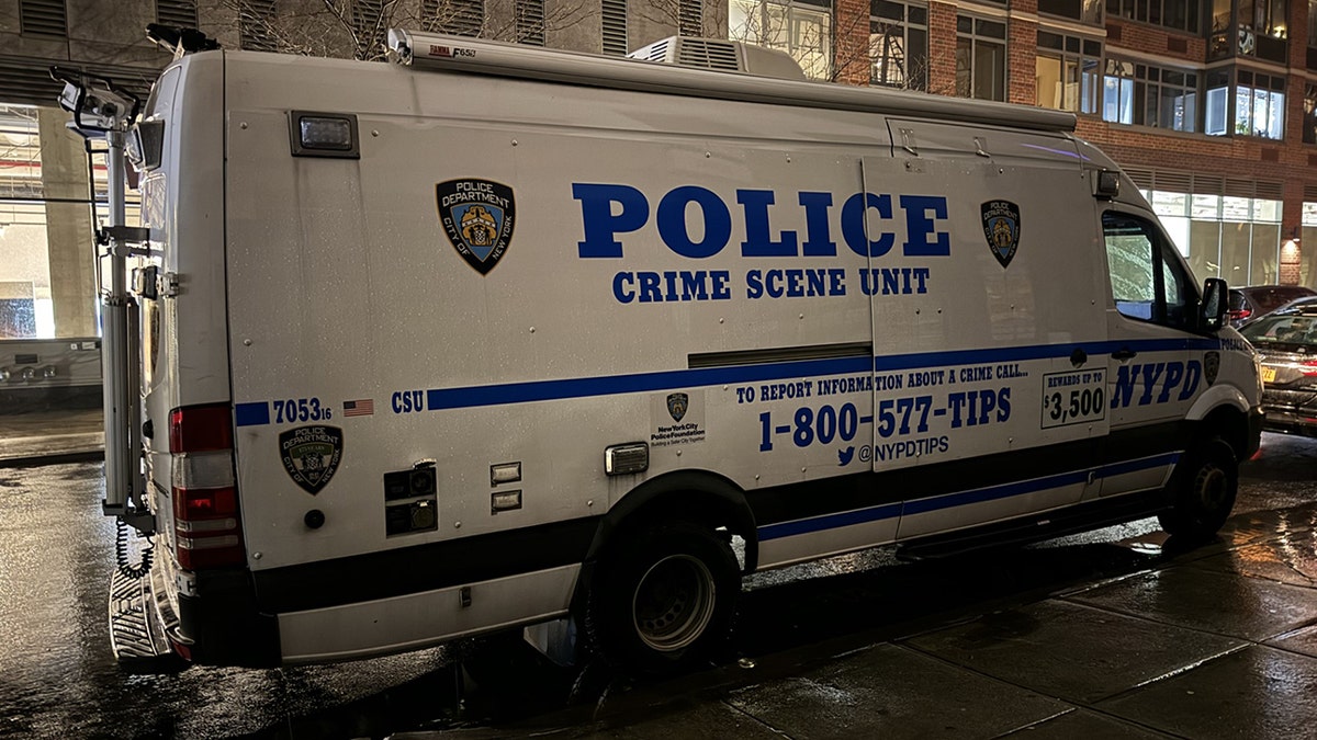 NYC police van