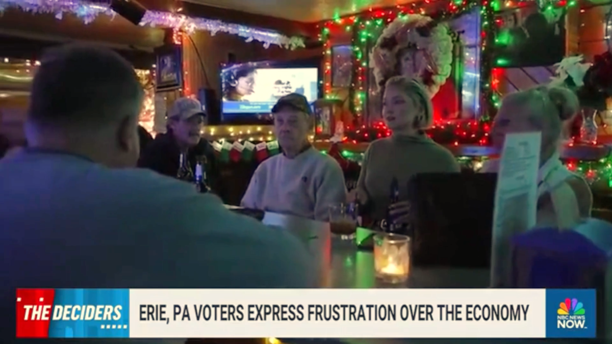 NBC reporter talk to Pennsylvania voters
