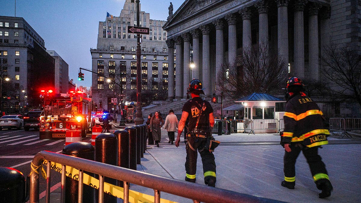 New York Courthouse Evacuated Due To Arson Following Trump Case ...