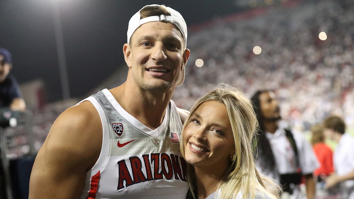 Rob Gronkowski reveals his funniest plays and it includes his butt 2 Rob Gronkowski and Camile Kostek