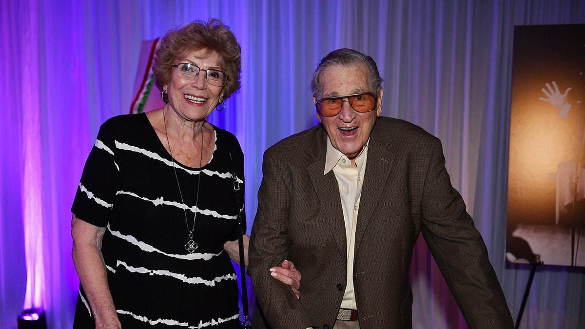 Marie Greene and Shecky Greene posing together