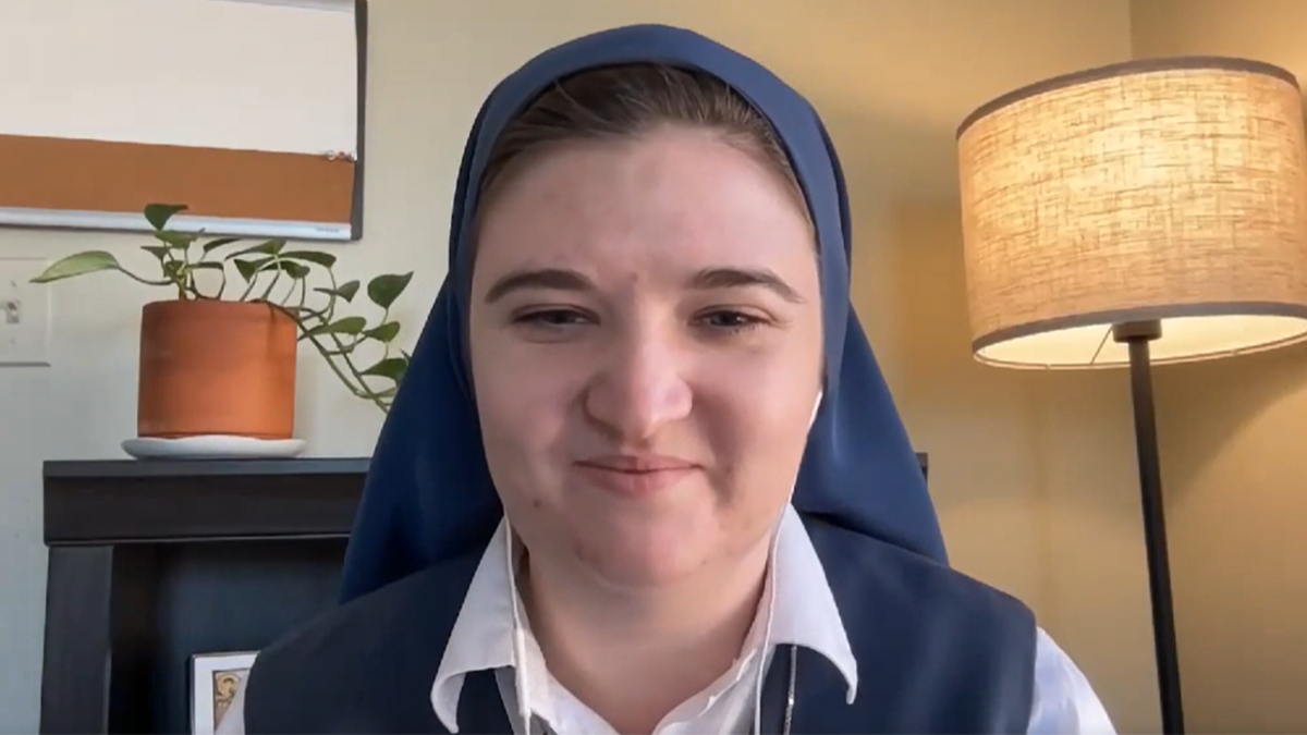 Sister Chelsea Bethany Davis, fsp, speaks to Fox News Digital about evangelizing on TikTok.