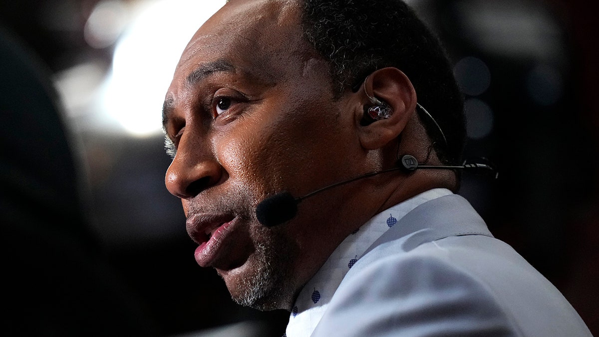 Stephen A Smith at NBA Finals