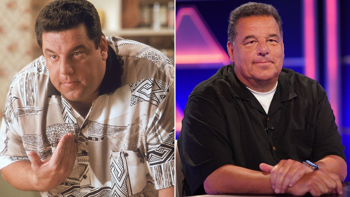 Steve Schirripa then and now split