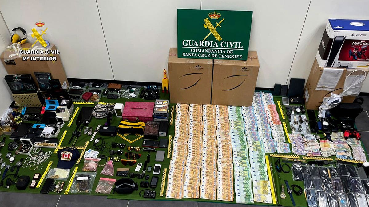 14 airport workers arrested in Spain after allegedly stealing $2 million in luggage items Stolen items