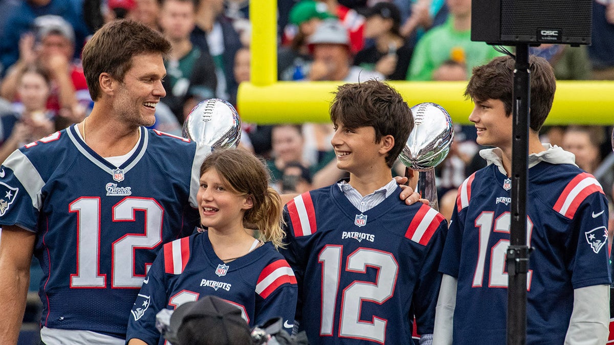 Tom Brady and his children