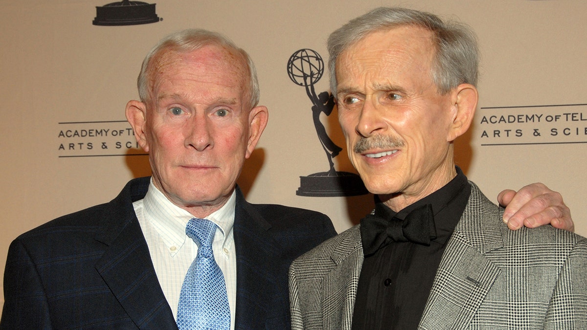 Smothers Brothers pose for a photo