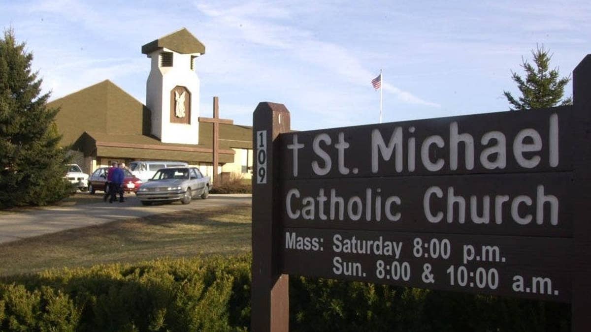 St. Michael's Catholic Church exterior in 2000