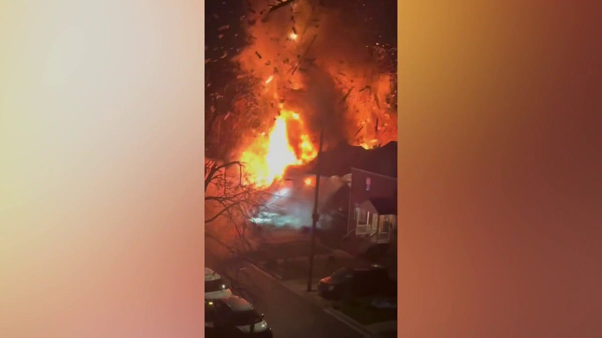 Home engulfed in flames in Arlington