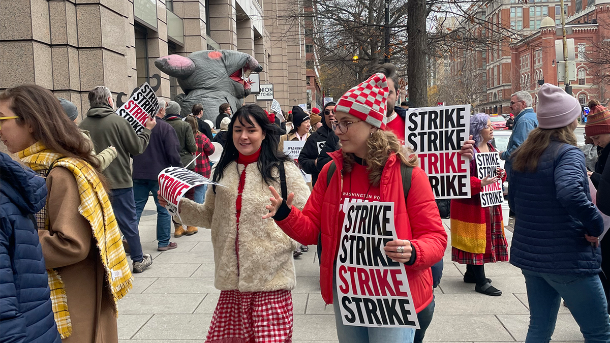 Washington Post workers on strike
